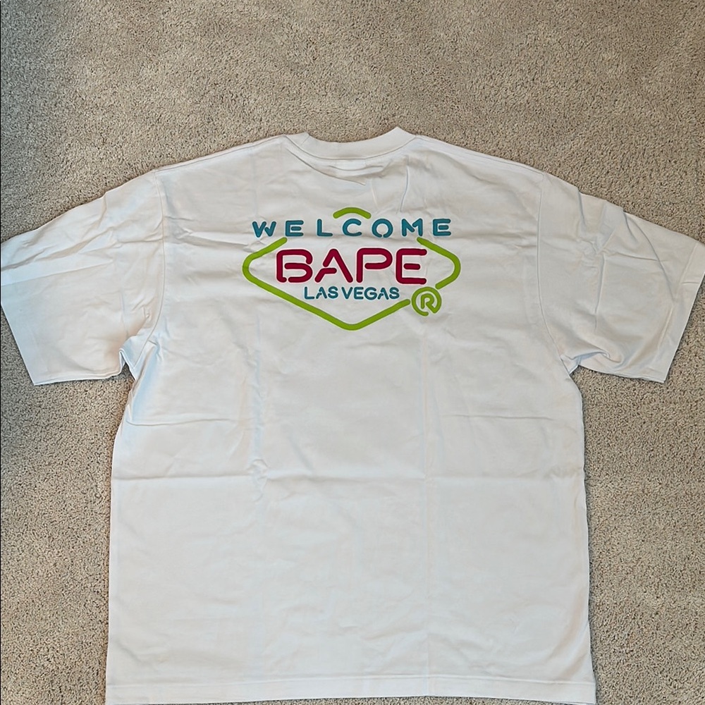 BAPE Las Vegas Exclusive White T-Shirt